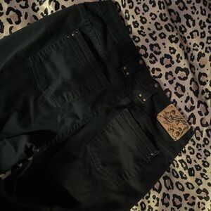 Black Studded Capris